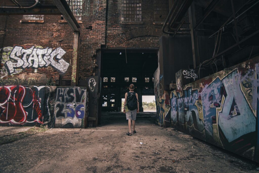 urban exploring in Amsterdam